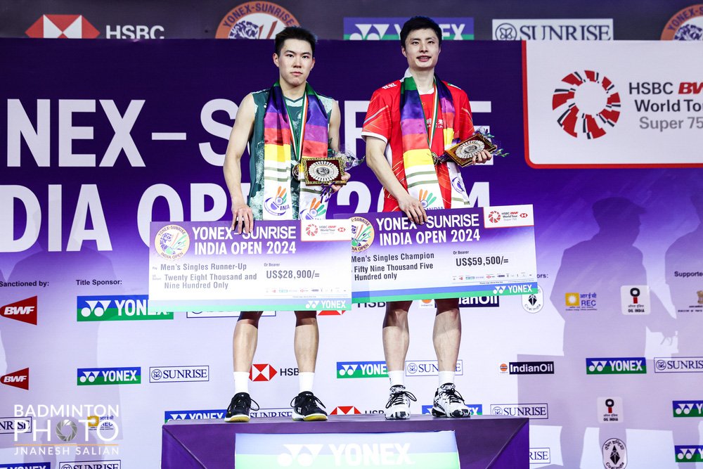 李卓耀奪得印度羽毛球公開賽男子單打亞軍