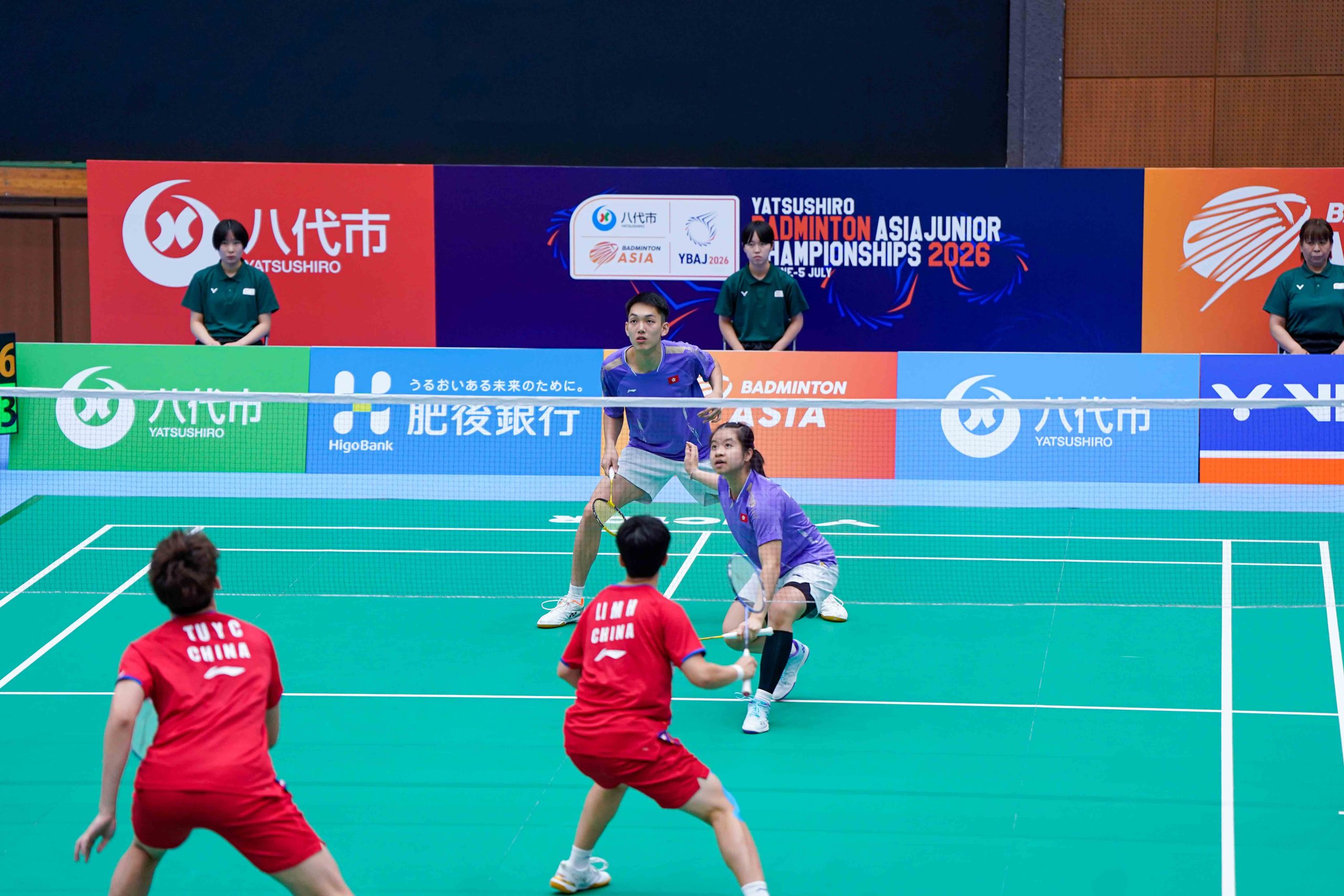 混合雙打　（左）張世成／（右）朱穎姿(Photo Credit: Badminton Asia亞洲羽毛球聯會)
