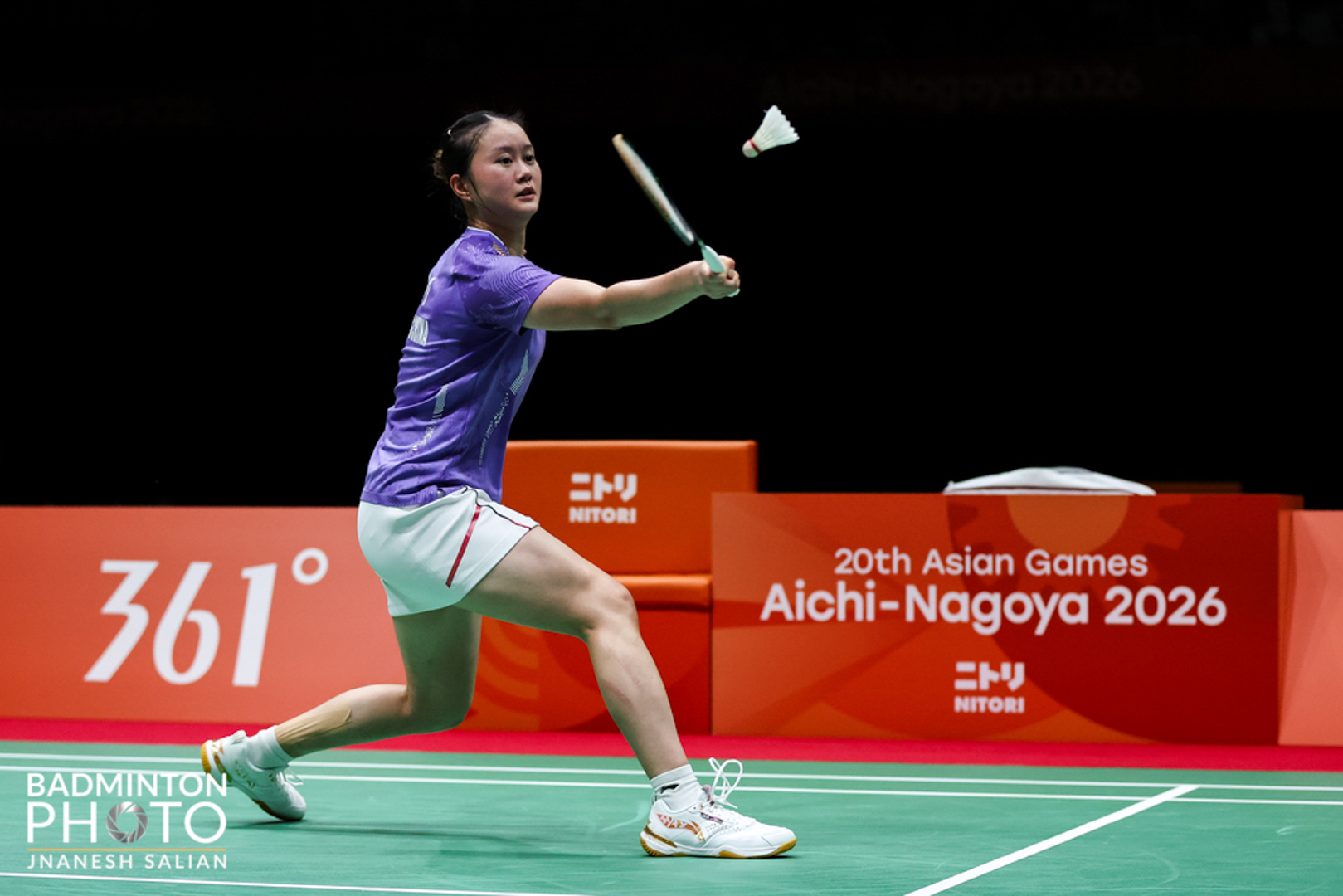 2026亞運會羽毛球女子團體 港隊女子單打代表 盧善恩(Photo Credit: Badmintonphoto)