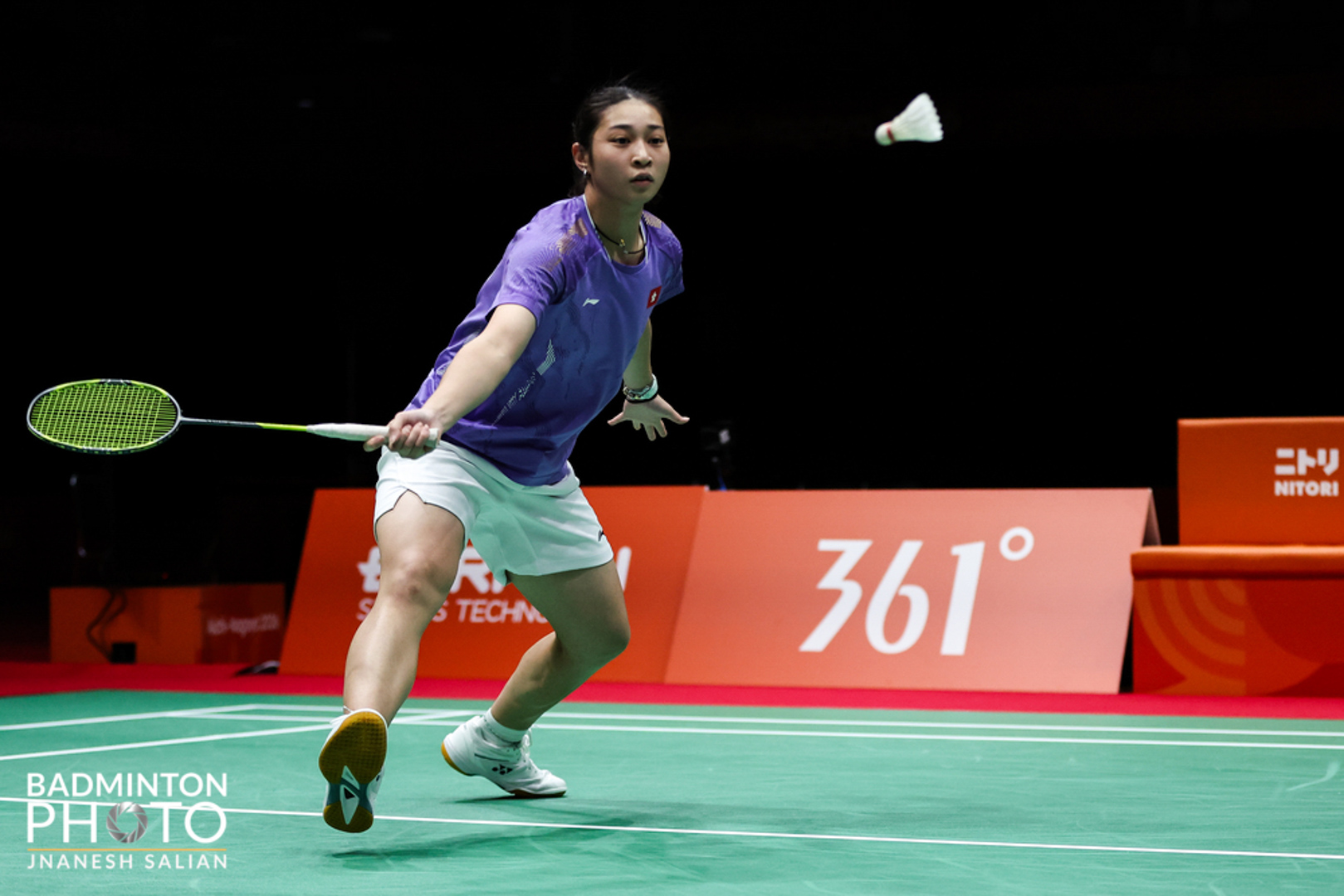 2026亞運會羽毛球女子團體 港隊女子單打代表 梁珈穎(Photo Credit: Badmintonphoto)