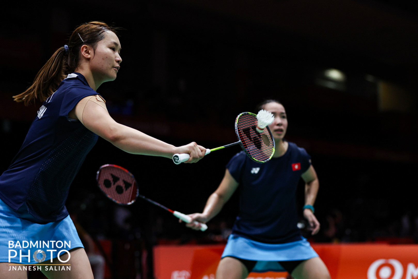 2026亞運會羽毛球 港隊女子雙打代表楊雅婷／楊霈霖 (Photo Credit: Badmintonphoto)