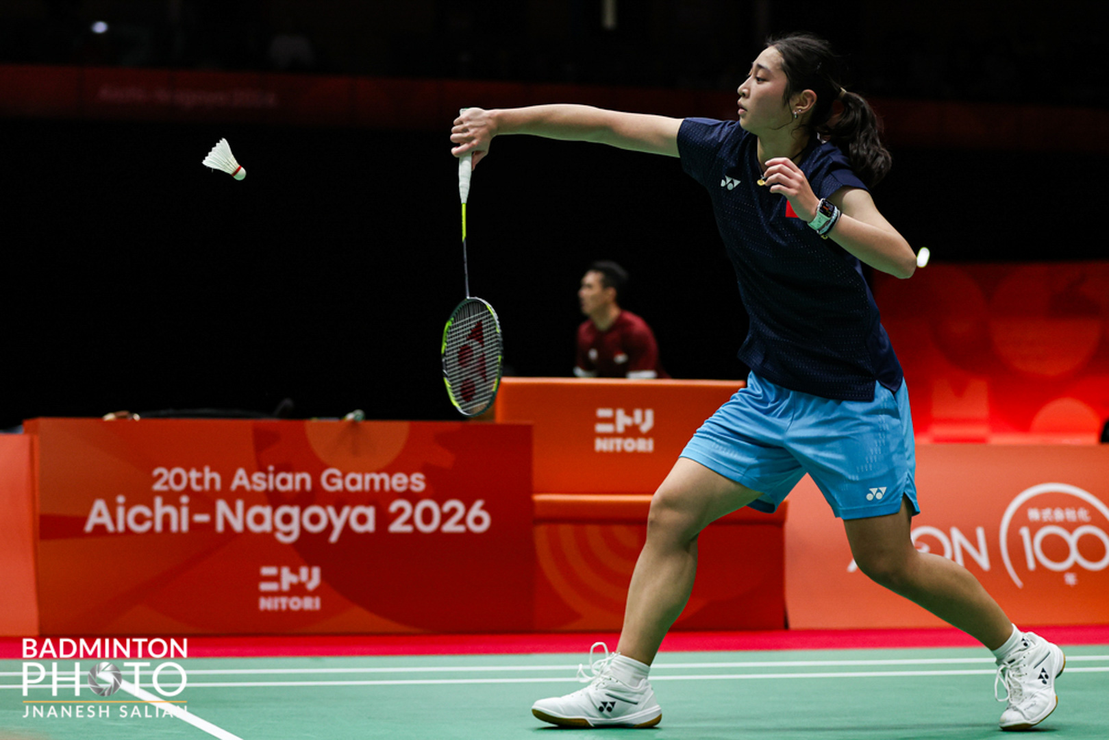 2026亞運會羽毛球 港隊女子單打代表梁珈穎 (Photo Credit: Badmintonphoto)