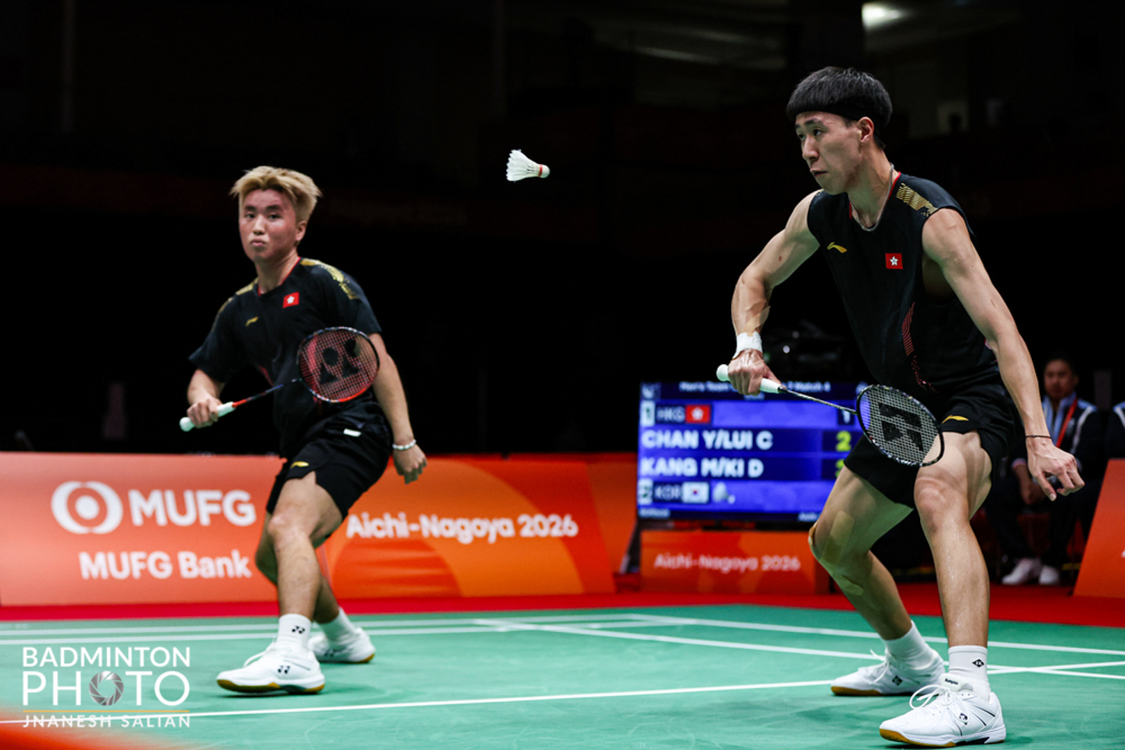 2026亞運會羽毛球男子團體十六強 港隊陳延澤/呂俊瑋以21-18、20-22、18-21不敵韓國姜珉赫/奇東柱
(Photo Credit: Badmintonphoto)