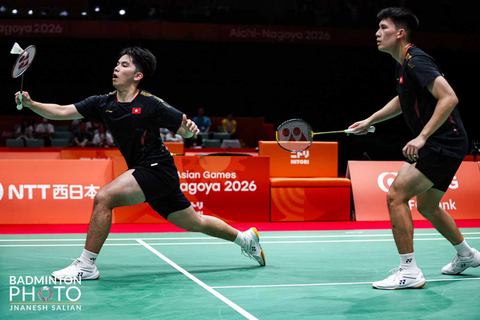 2026亞運會羽毛球男子團體十六強 港隊鄧志輝/洪魁駿以9-21、10-21 不敵韓國金元浩/徐承宰
(Photo Credit: Badmintonphoto)