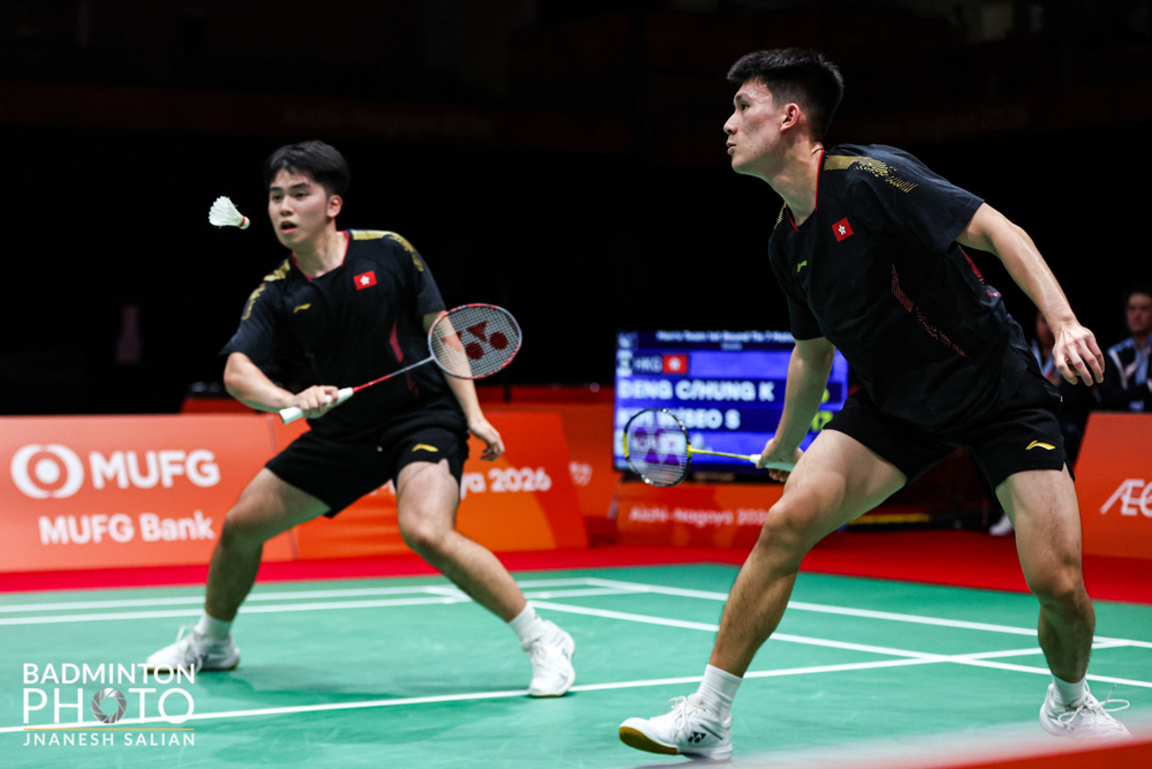 2026亞運會羽毛球男子團體 港隊男子雙打代表 鄧志輝(左)/洪魁駿(右)
(Photo Credit: Badmintonphoto)