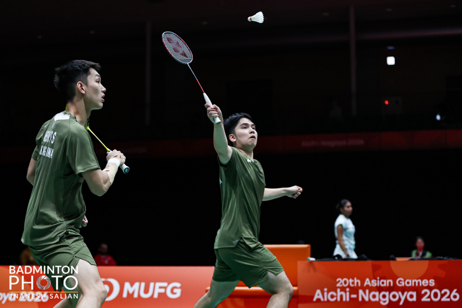 2026亞運會羽毛球  港隊男子雙打代表張世成／鄧志輝
(Photo Credit: Badmintonphoto)