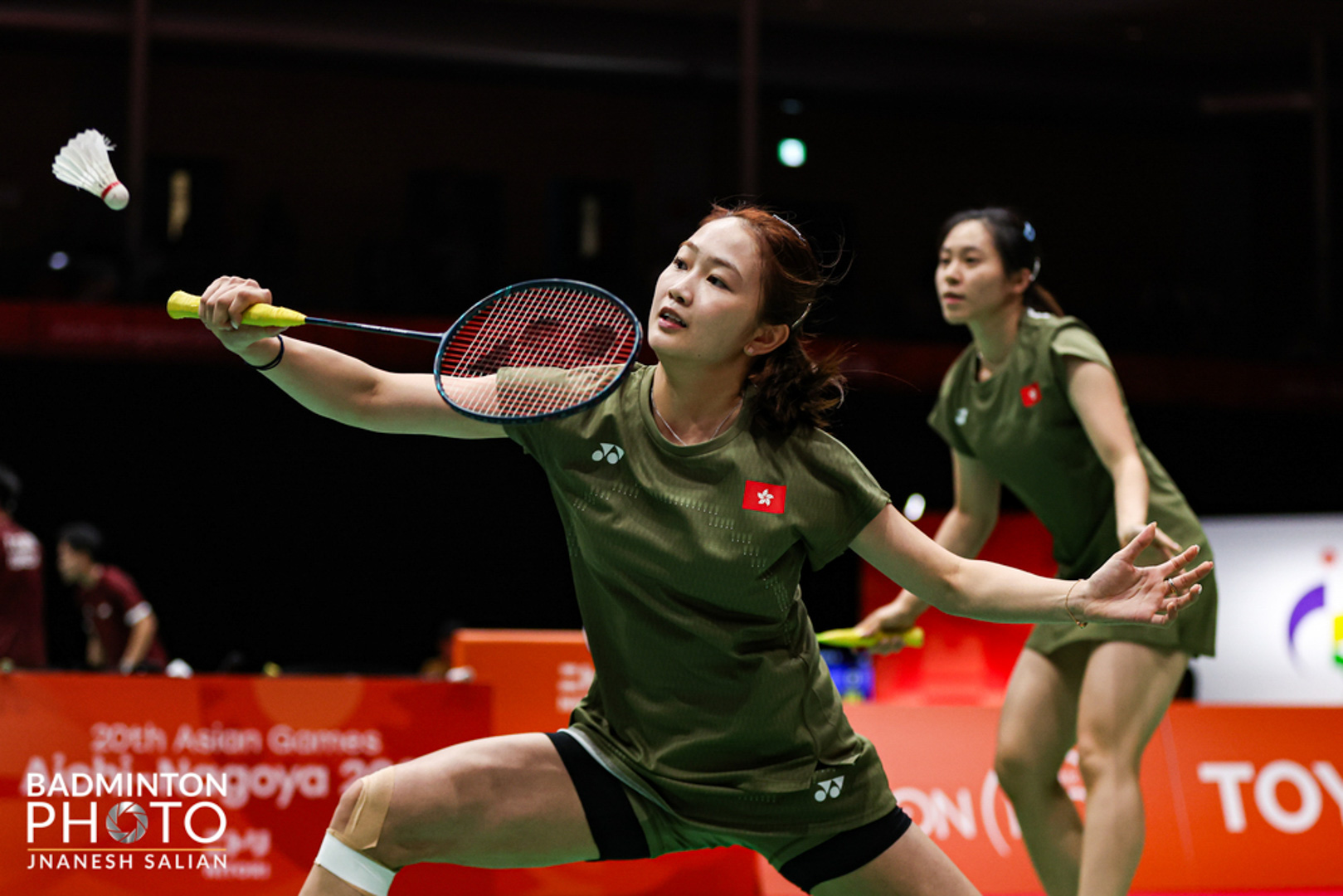 2026亞運會羽毛球 港隊女子雙打代表曾曉昕／呂樂樂(Photo Credit: Badmintonphoto)