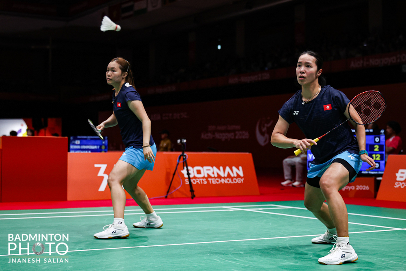 2026亞運會羽毛球  港隊女子雙打代表楊雅婷／楊霈霖
(Photo Credit: Badmintonphoto)