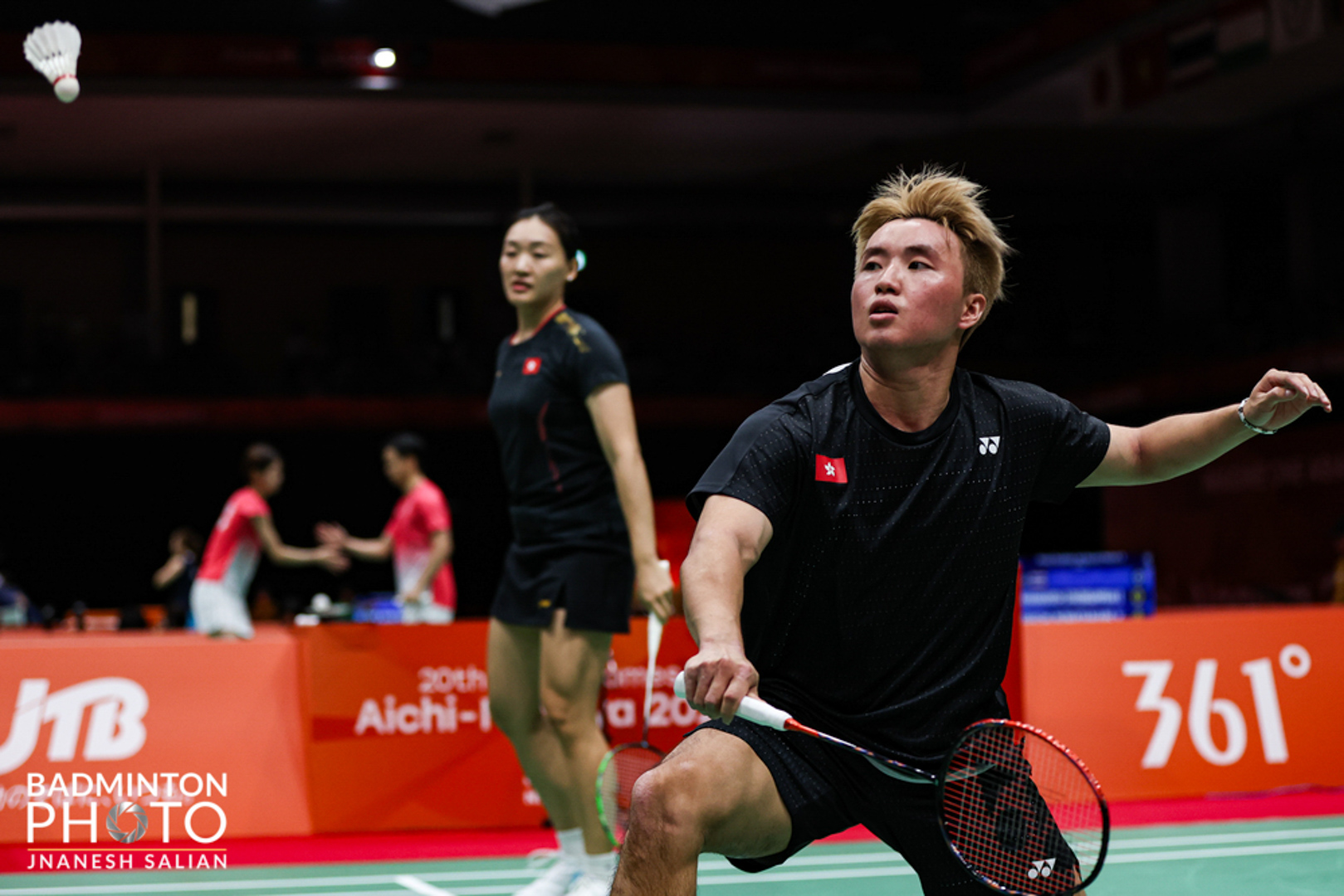 2026亞運會羽毛球混雙第一圈 呂俊瑋／謝影雪 21-5、21-5 勝 ODBAYAR Bishrelt-erdene／ODBAYAR Amin-erdene（蒙古） (Photo Credit: Badmintonphoto)