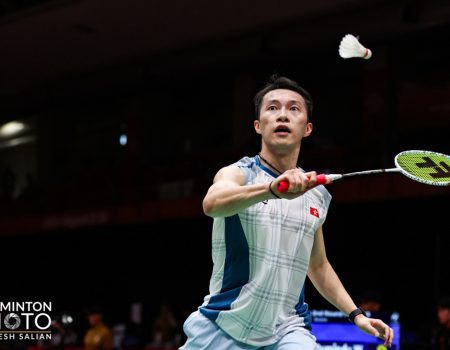 2026亞運會羽毛球男單第二圈 伍家朗 21-5、21-11 勝 Dumindu ABEYWICKRAMA（斯里蘭卡） (Photo Credit: Badmintonphoto)