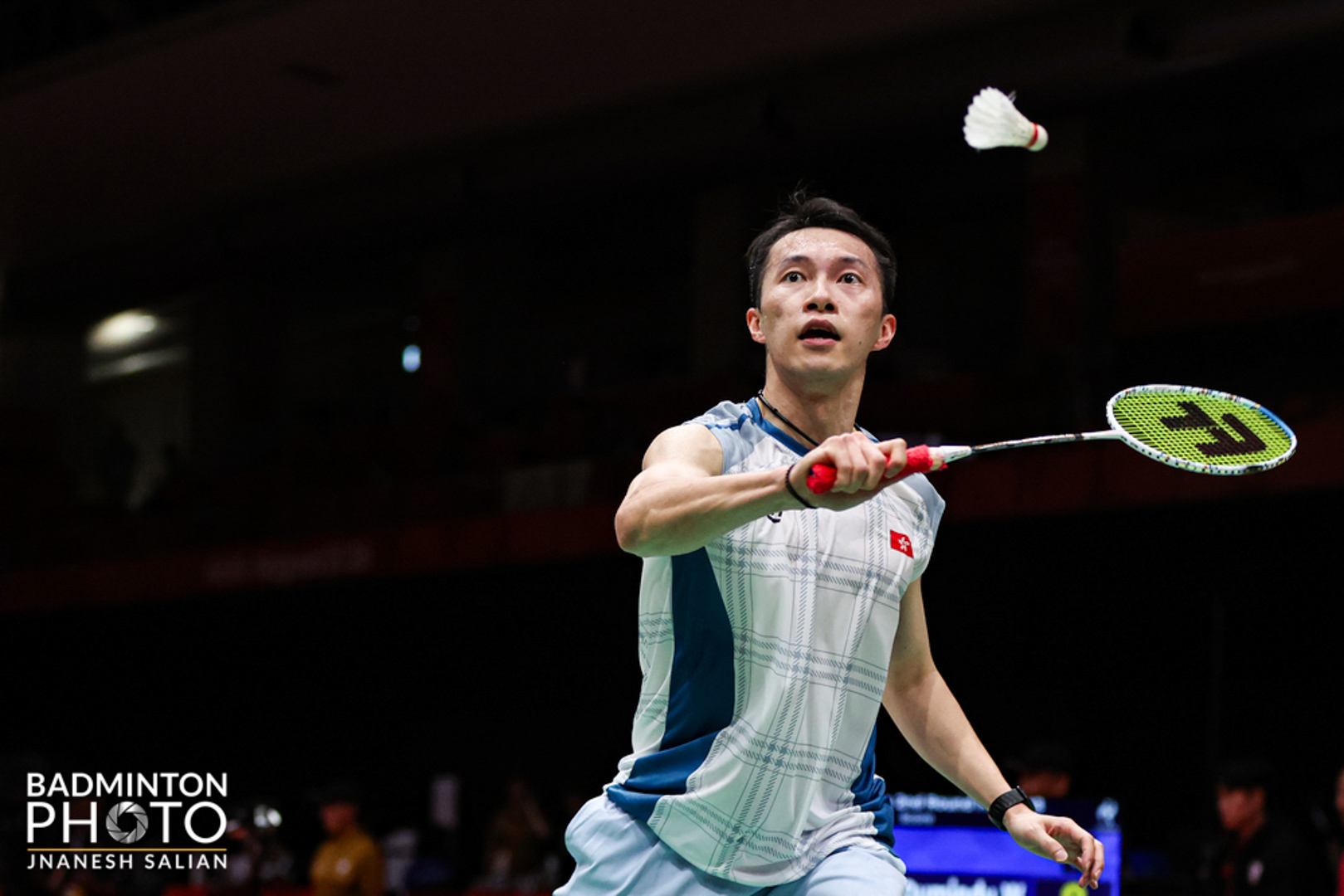 2026亞運會羽毛球男單第二圈 伍家朗21-5、21-11 勝 Dumindu ABEYWICKRAMA（斯里蘭卡） (Photo Credit: Badmintonphoto)