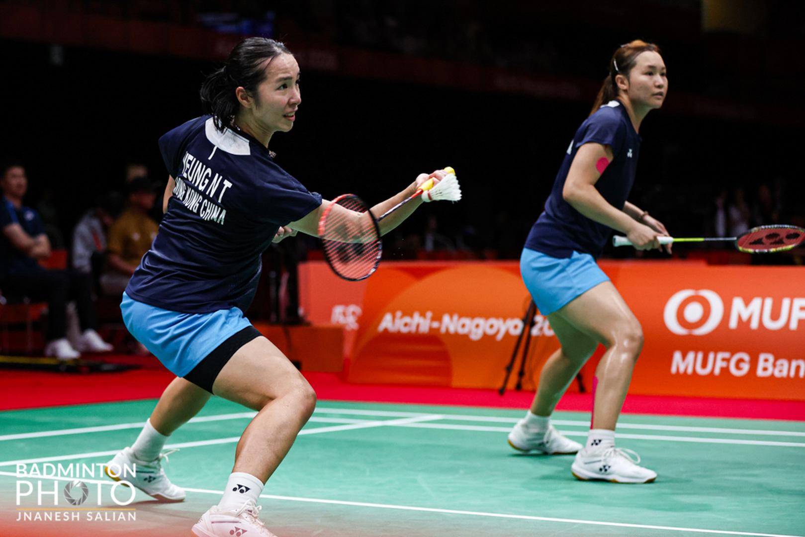2026亞運會羽毛球女雙八強 楊雅婷/楊霈霖15-21、21-19、15-21 負 中西貴映/上坂鈴(日本)
(Photo Credit: Badmintonphoto)