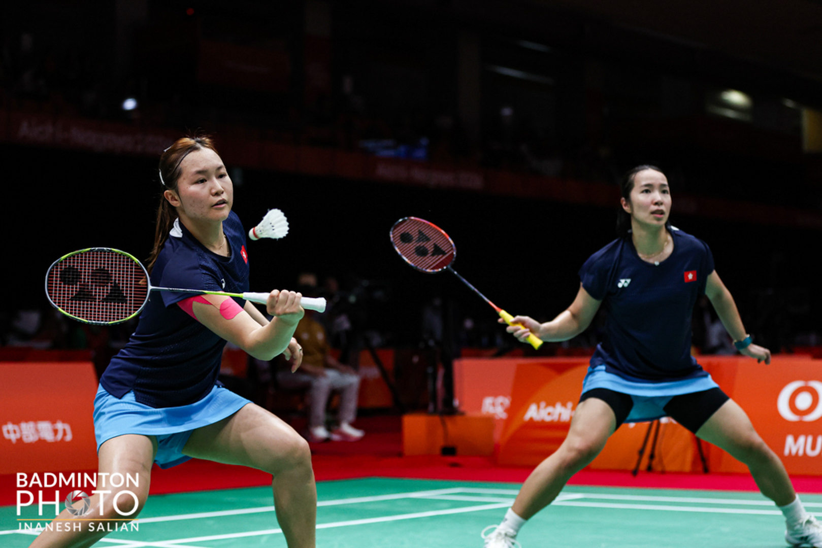 2026亞運會羽毛球 港隊代表楊雅婷/楊霈霖取得女子雙打八強成績(Photo Credit: Badmintonphoto)