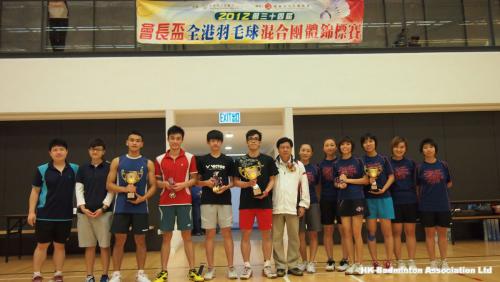 第三十四屆會長盃全港羽毛球混合團體錦標賽2012